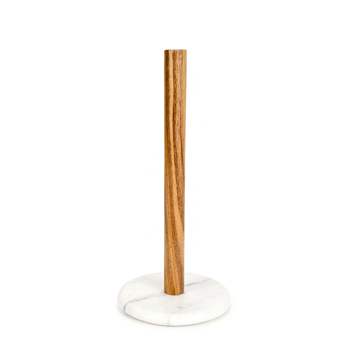 Anko Marble and Acacia Paper Towel Stand | Functional and Stylish Kitchen Organizer