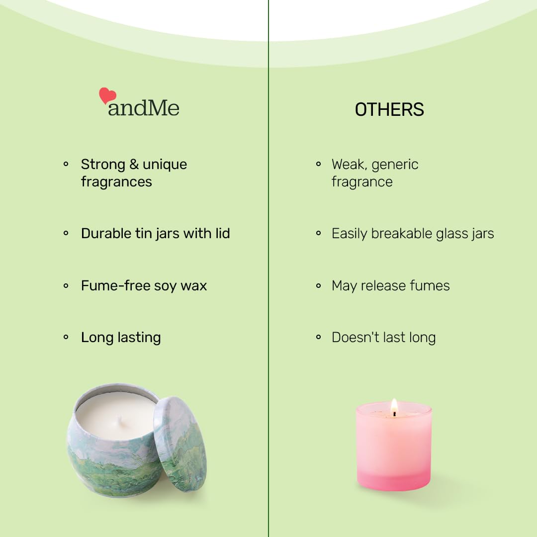 Andme ceramic candle - Perfect for gifting