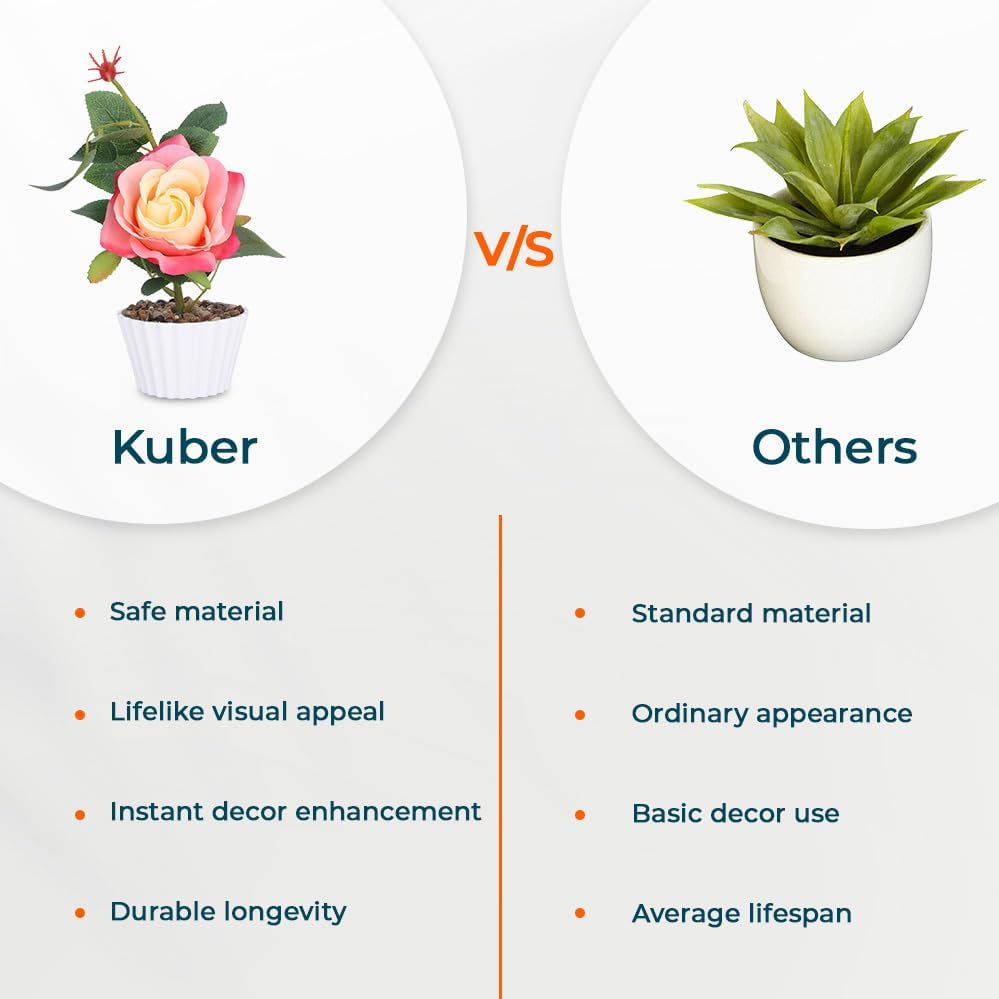 Kuber Industries artificial plants - office enhancement