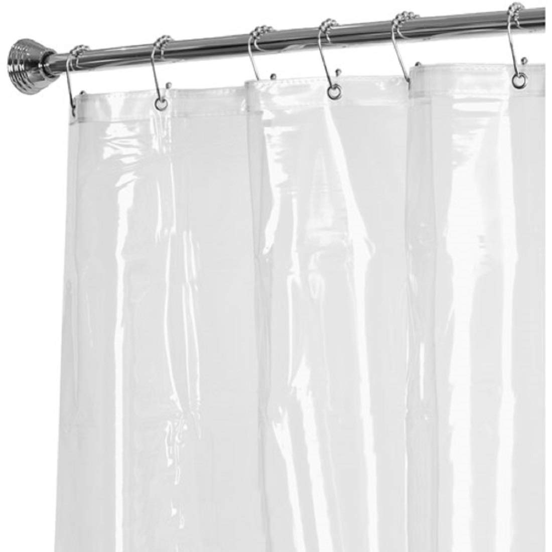 Kuber Industries PVC AC Curtain-8ft 0.2mm Transparent (CKTS05), Standard