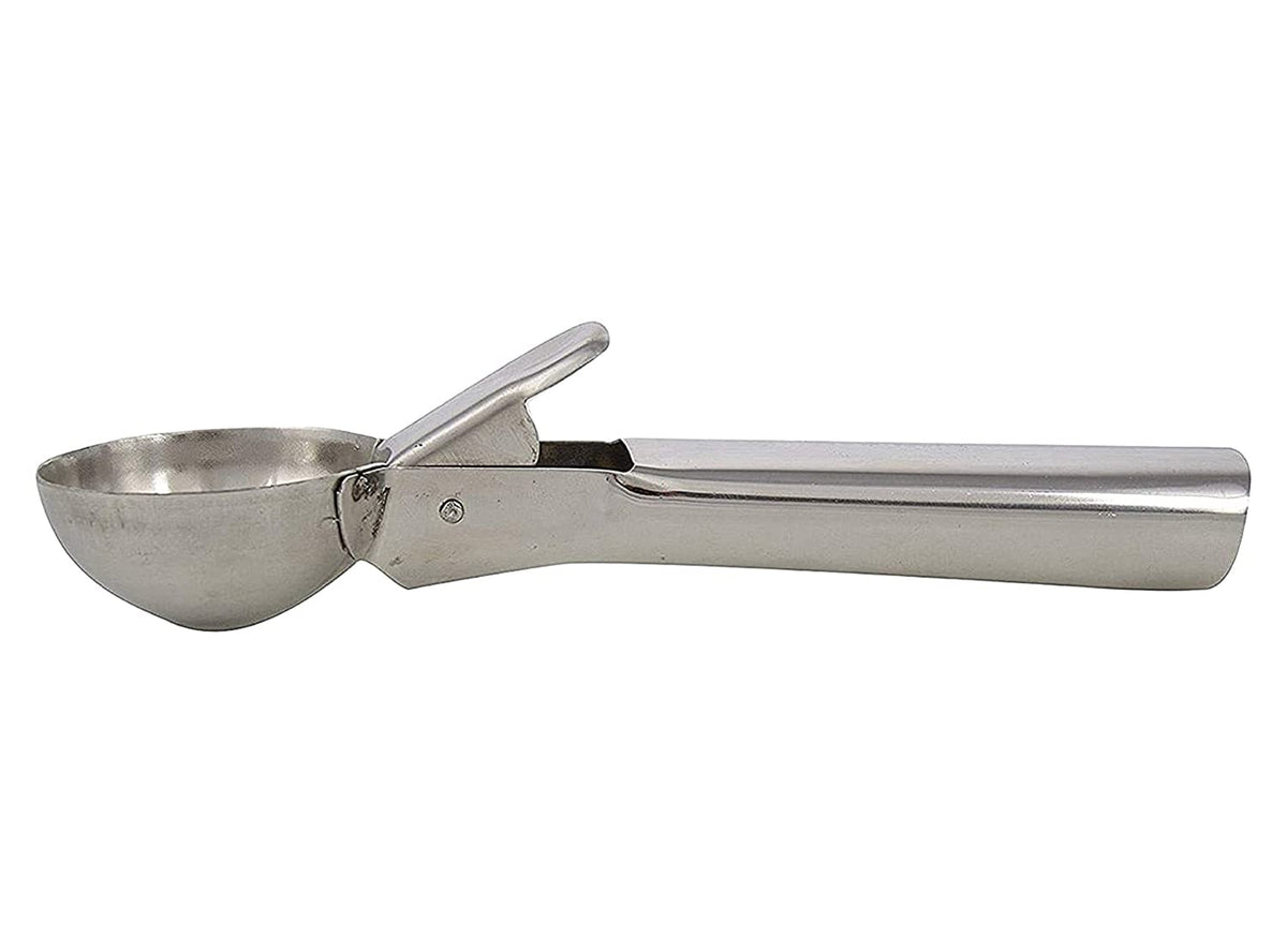 Kuber Industries™ Stainless Steel Spring/Trigger Ice Cream Scoop Set of 1 Pc ICESCOOP10