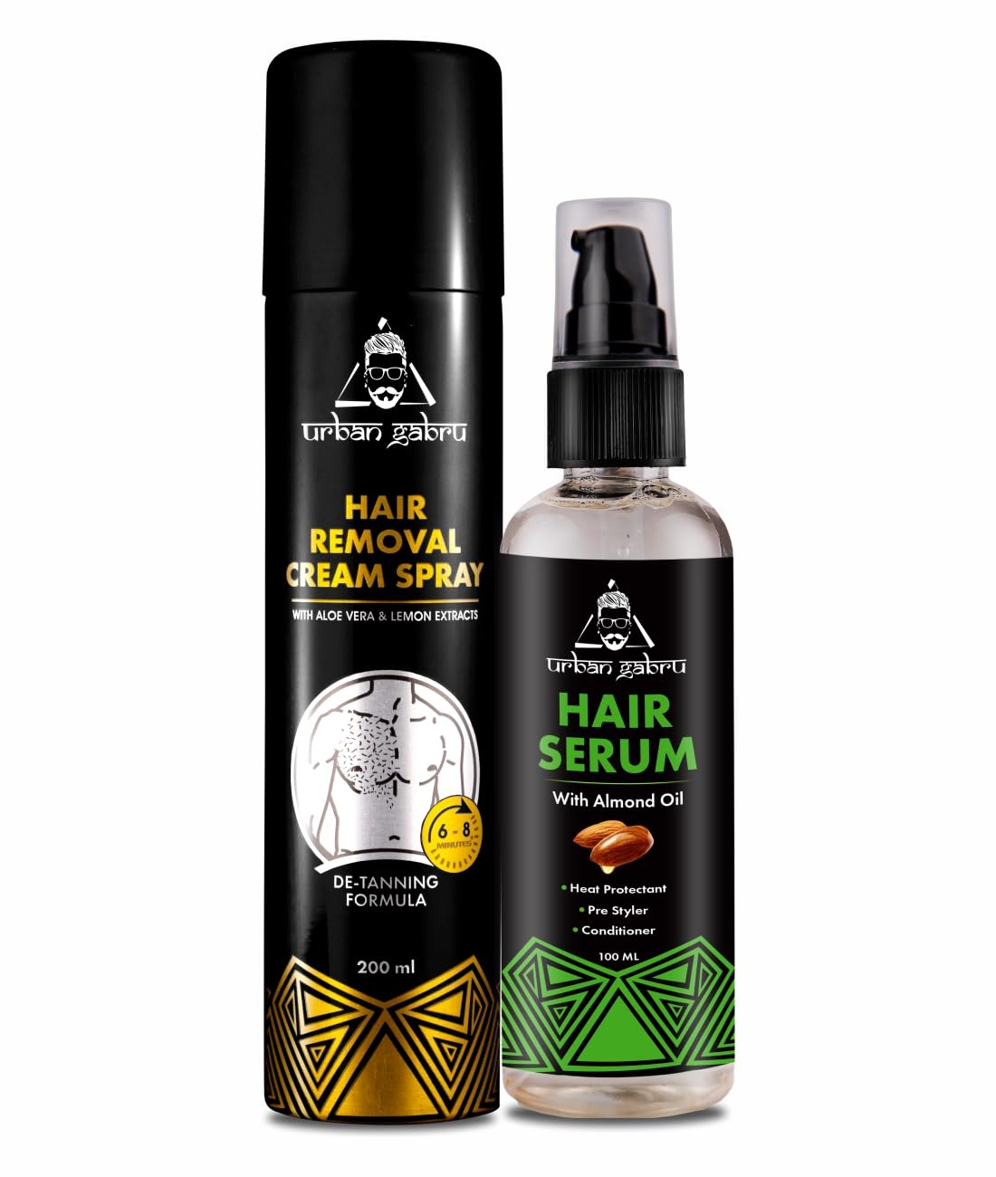 UrbanGabru Hair Removal Spray - Refreshing lemon fragrance