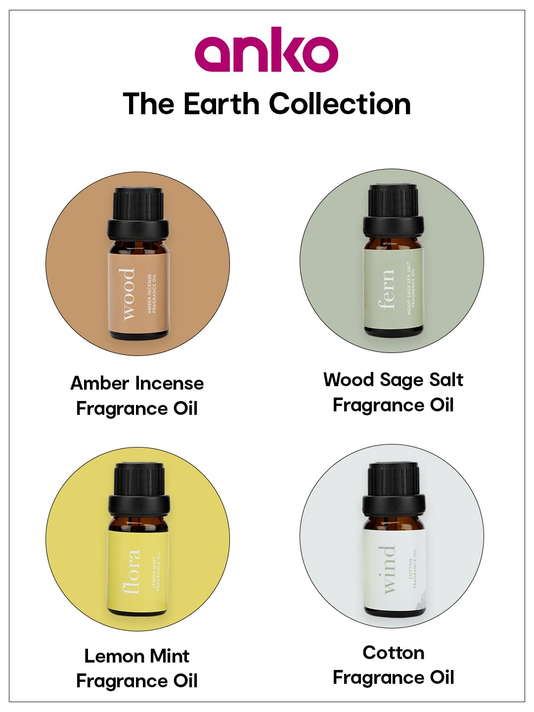 Anko diffuser oil set - calming environment use