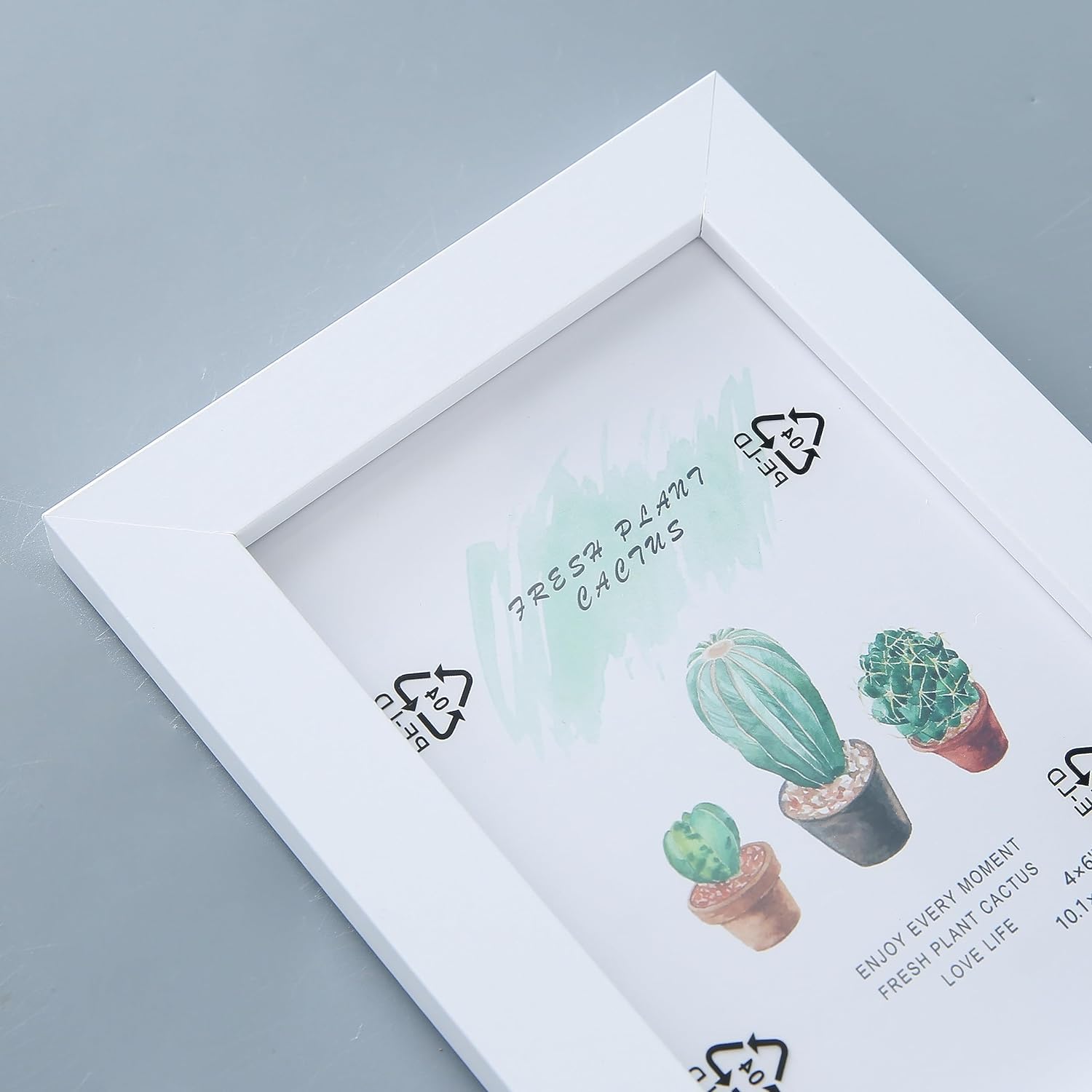 Kuber Industries crystal clear photo frame - home decor solution