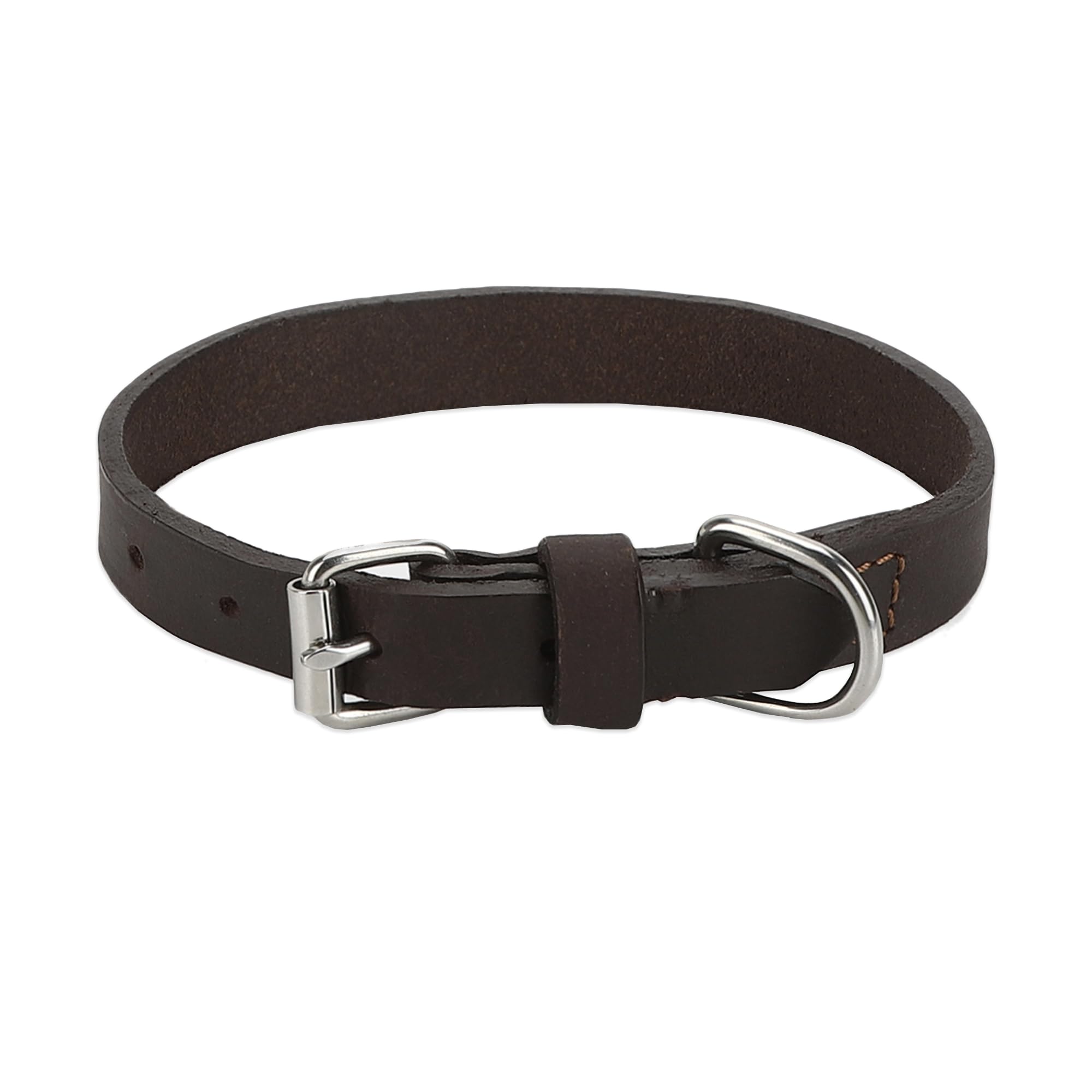 Anko leather dog collar - Quality-tested leather dog collar for elegance