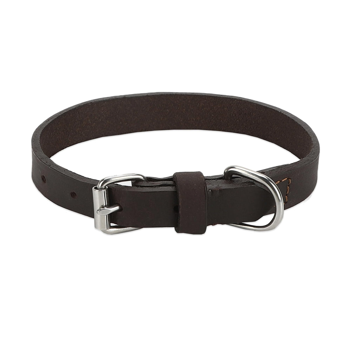 Anko leather dog collar - Quality-tested leather dog collar for elegance