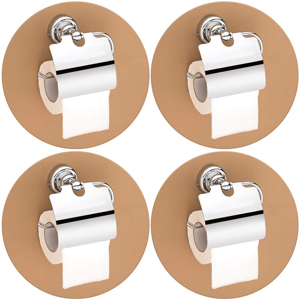 Plantex 304 Grade Stainless Steel Toilet Paper Roll Holder/Toilet Paper Holder in Bathroom/Kitchen/Bathroom Accessories Pack of 4, Skyllo (Chrome)