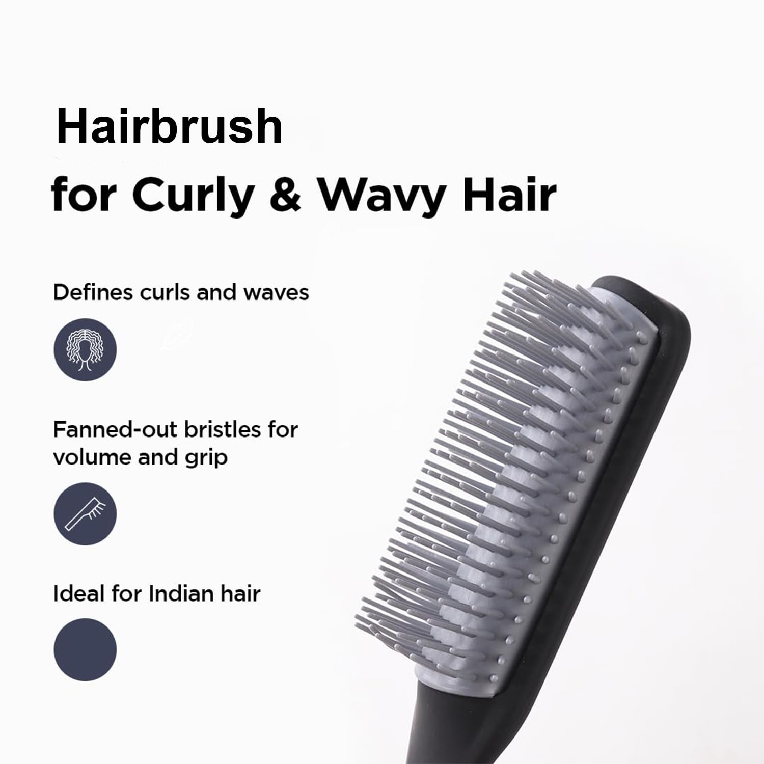 Kuber Industries hair brush - gentle detangling for wet hair