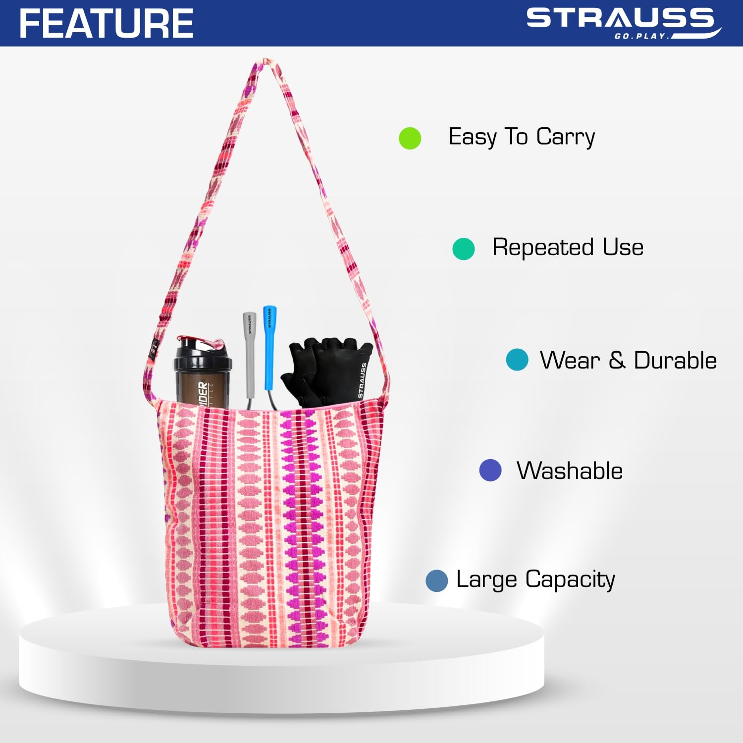 Strauss Multipurpose Bag - Eco-Friendly for Daily Use