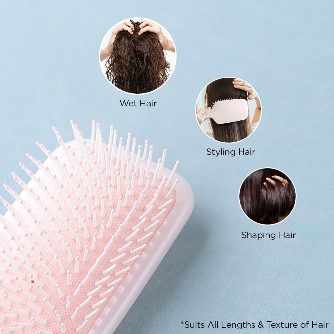 Kuber Industries Detangler Brushes - Unisex grooming tool