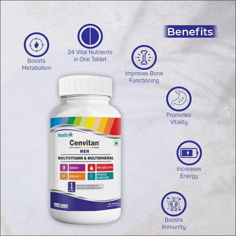 Healthvit Cenvitan Multivitamin - Enhanced vitality tablets