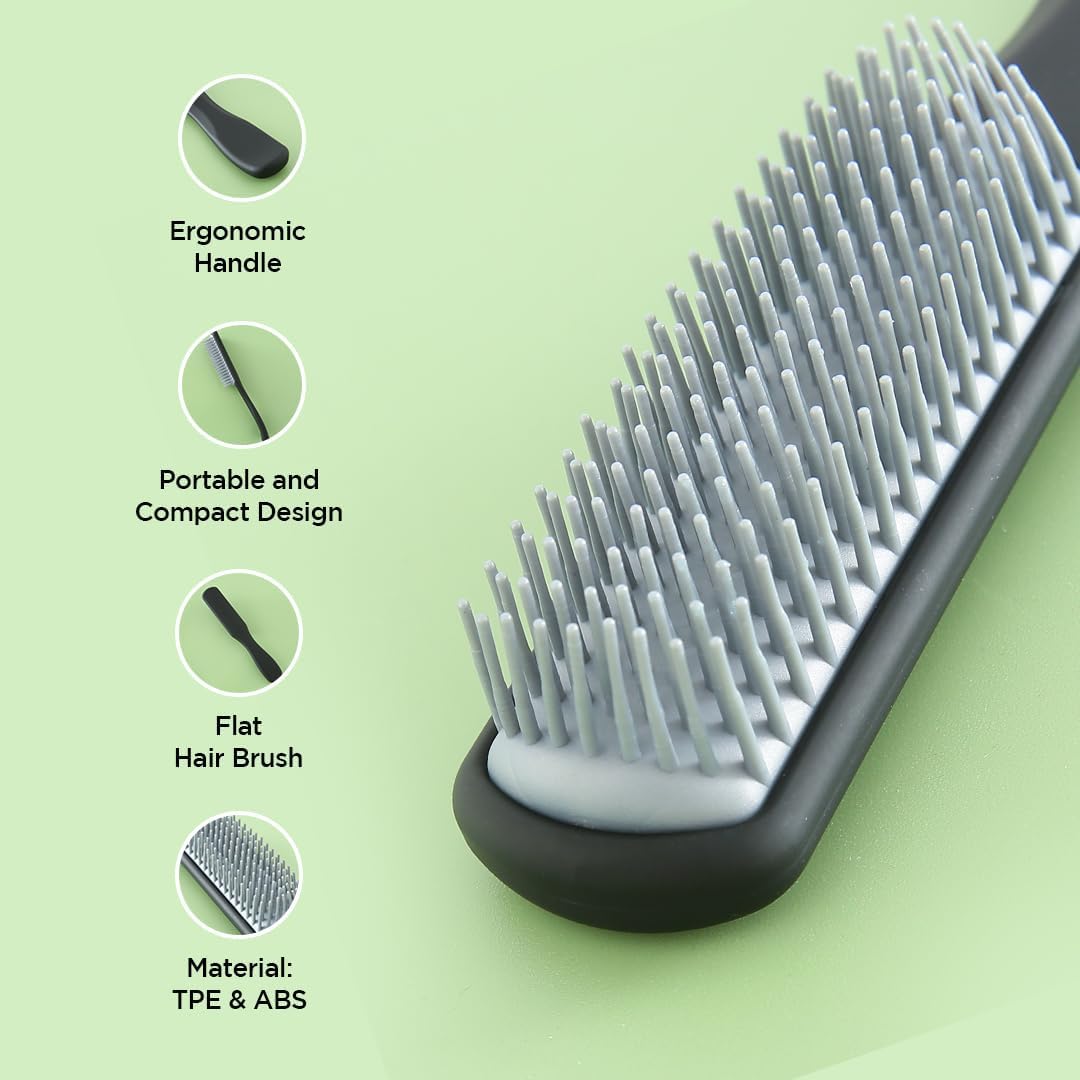 Kuber Industries hair brush - Flexible paddle design