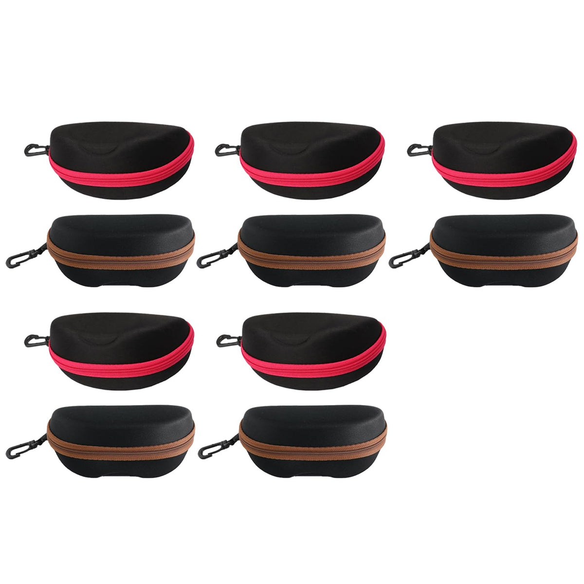 Kuber Industries Sunglass Cases Set of 2|Goggles Organizer Box For Men, Women|Durable Shades Organizer (Random Color) (Pack Of 5)