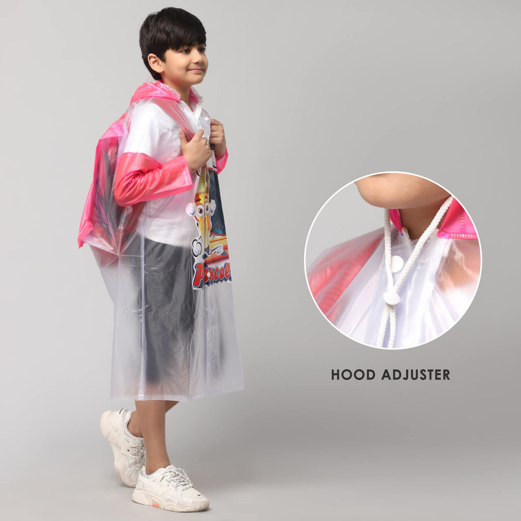 THE CLOWNFISH Toon Caper Series Kids Waterproof PVC Longcoat with ...