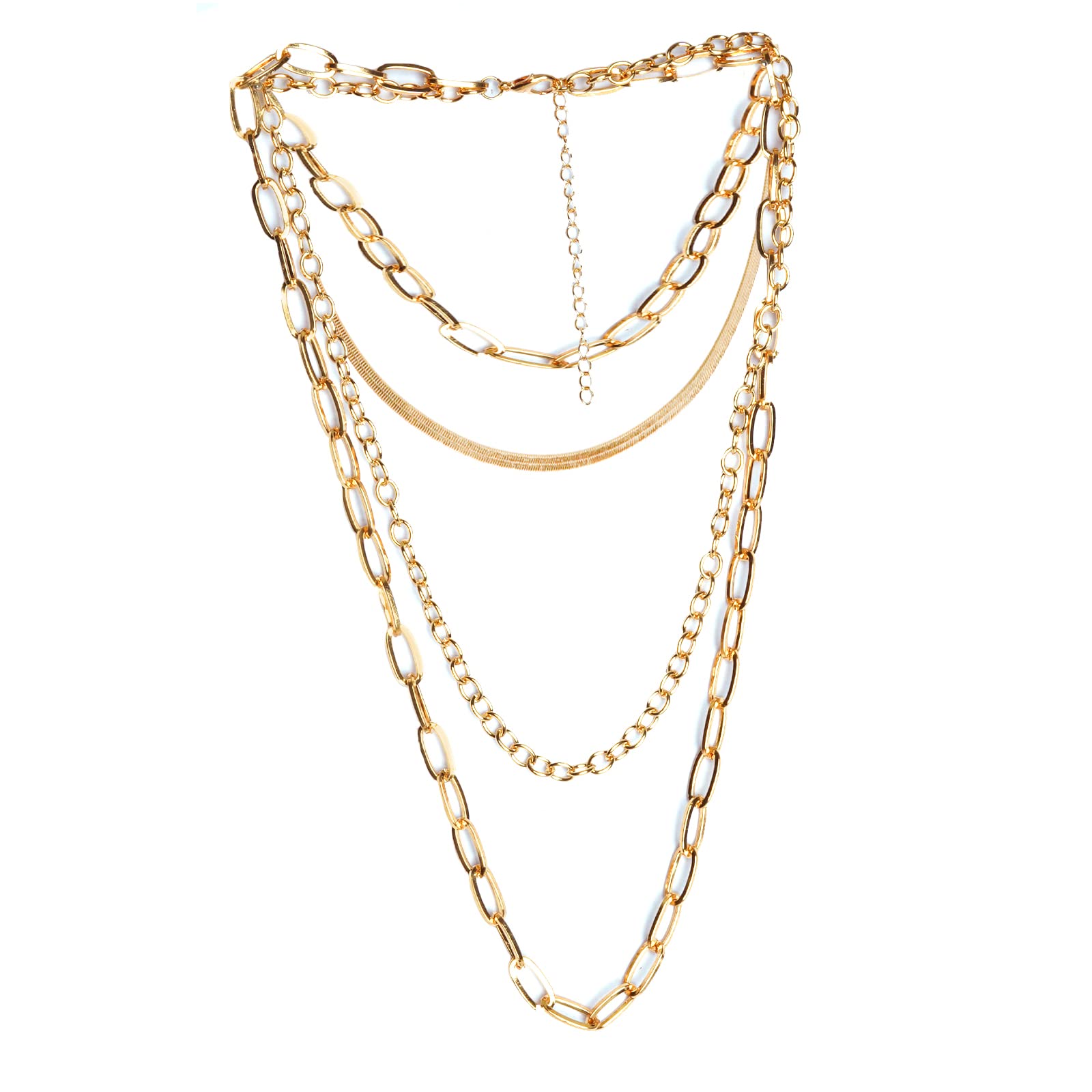 Joker & Witch Luna Multi Layered Link Chain Necklace – GlobalBees Shop