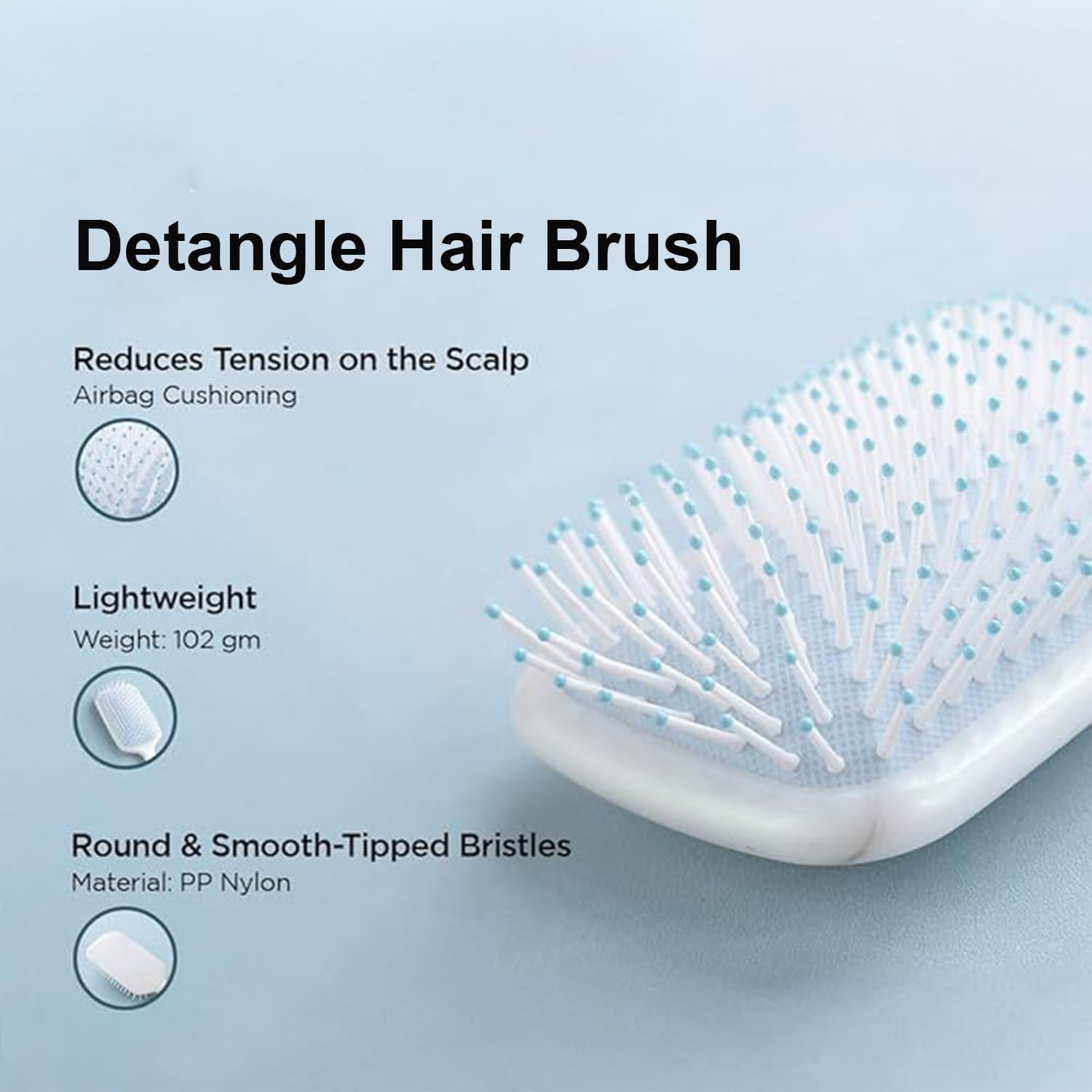 Kuber Industries hair brush - easy to clean and maintain