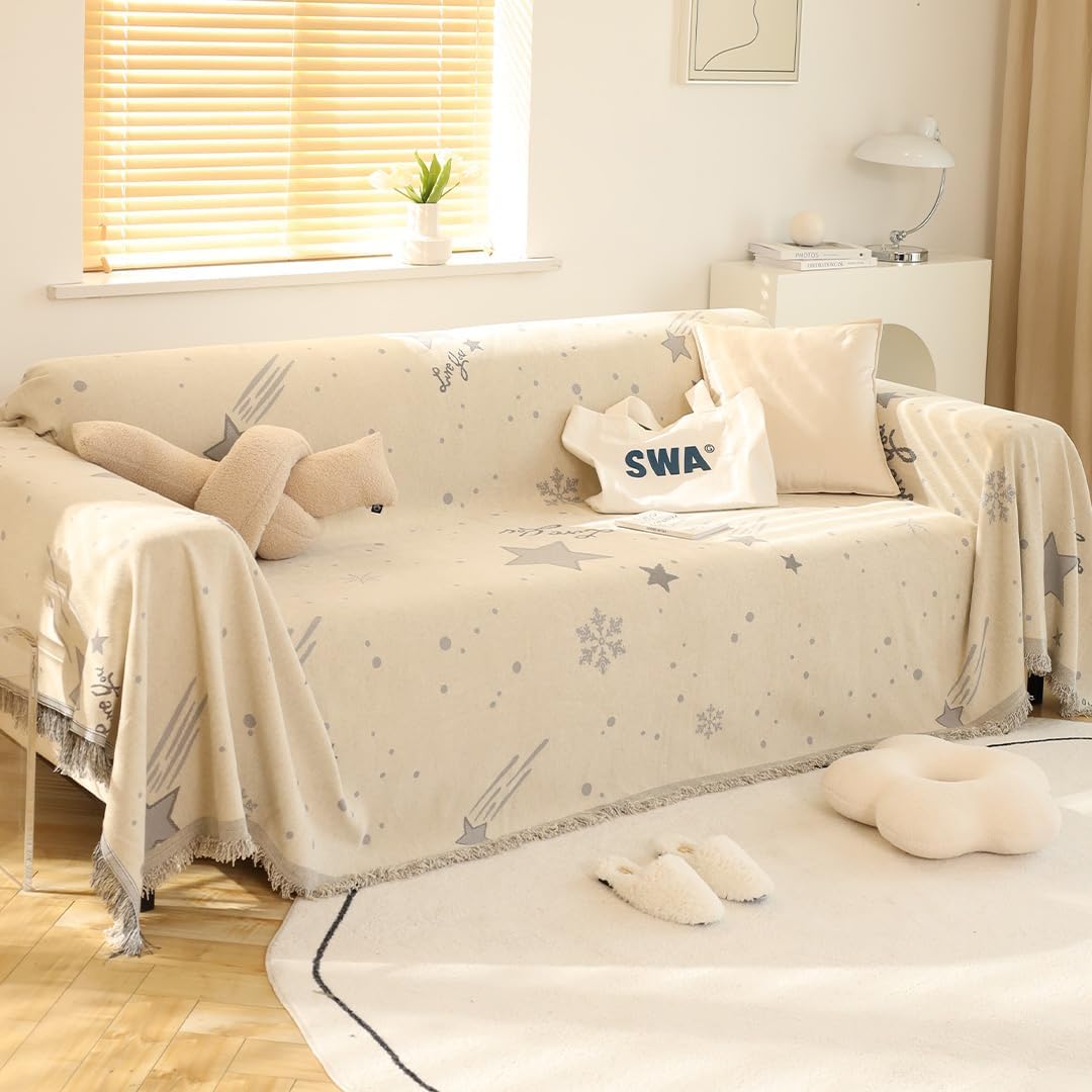 Kuber Industries Decorative Sofa Throws - Ideal for Guests