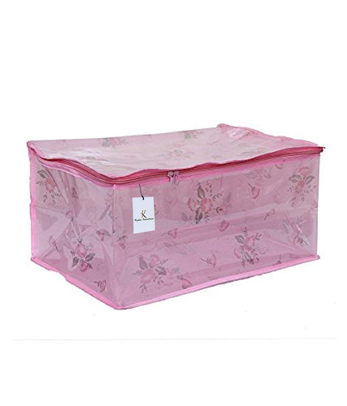 thumbnail image 2 of Kuber Industries™ Extra Large Transparent Net Saree Cover,Saree Bag 2 of 14