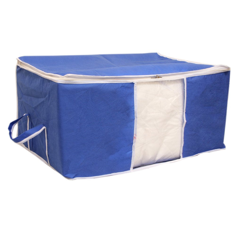 Kuber Industries Non Woven Rectangular Underbed Storage Organiser (Extra Large, Royal Blue) - CTSN051