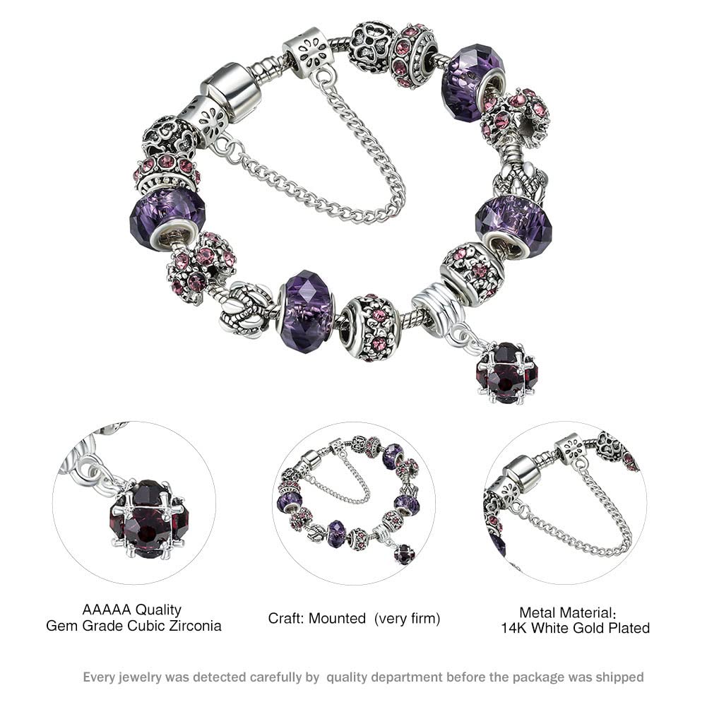 Yellow Chimes Bracelet for Women and Girls Blue Crystal Pandora