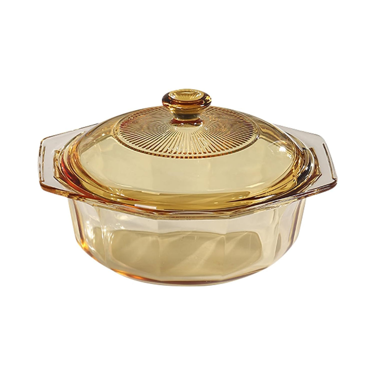 Homestic 1100ml Borosilicate Glass Casserole with Lid | Glass Bowl | Microwave & Dishwasher safe | Casserole for Biryani, Pulao, Halwa, Curries,Roti | Scratch resistant, BPA free | Transparent