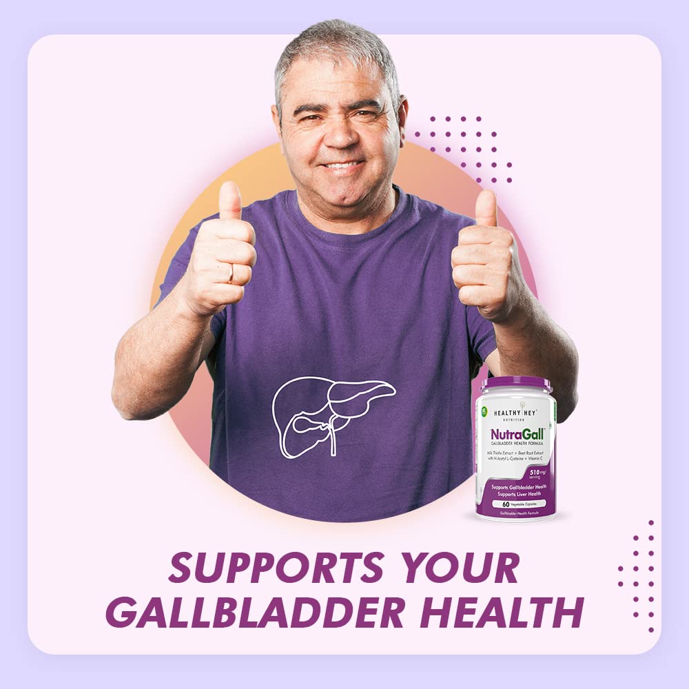 Healthyhey NutraGall - Vegetarian Gallbladder Formula