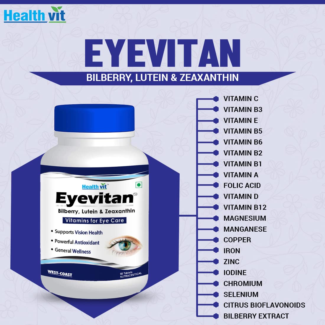 Healthvit Eyevitan - Bilberry Flavor Benefits