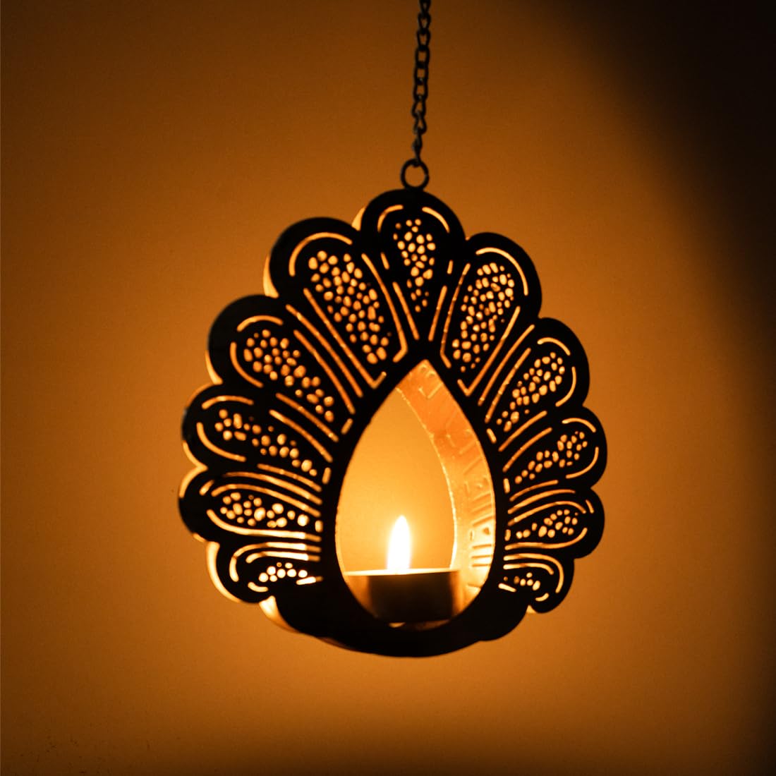 Ekhasa Hanging Tealight Candle Holder for Home Decor | Perfect Candle Holder for Diwali Decoration and Wall Hanging Decor | Indoor & Outdoor, Festival Decorative Candles Gift Items