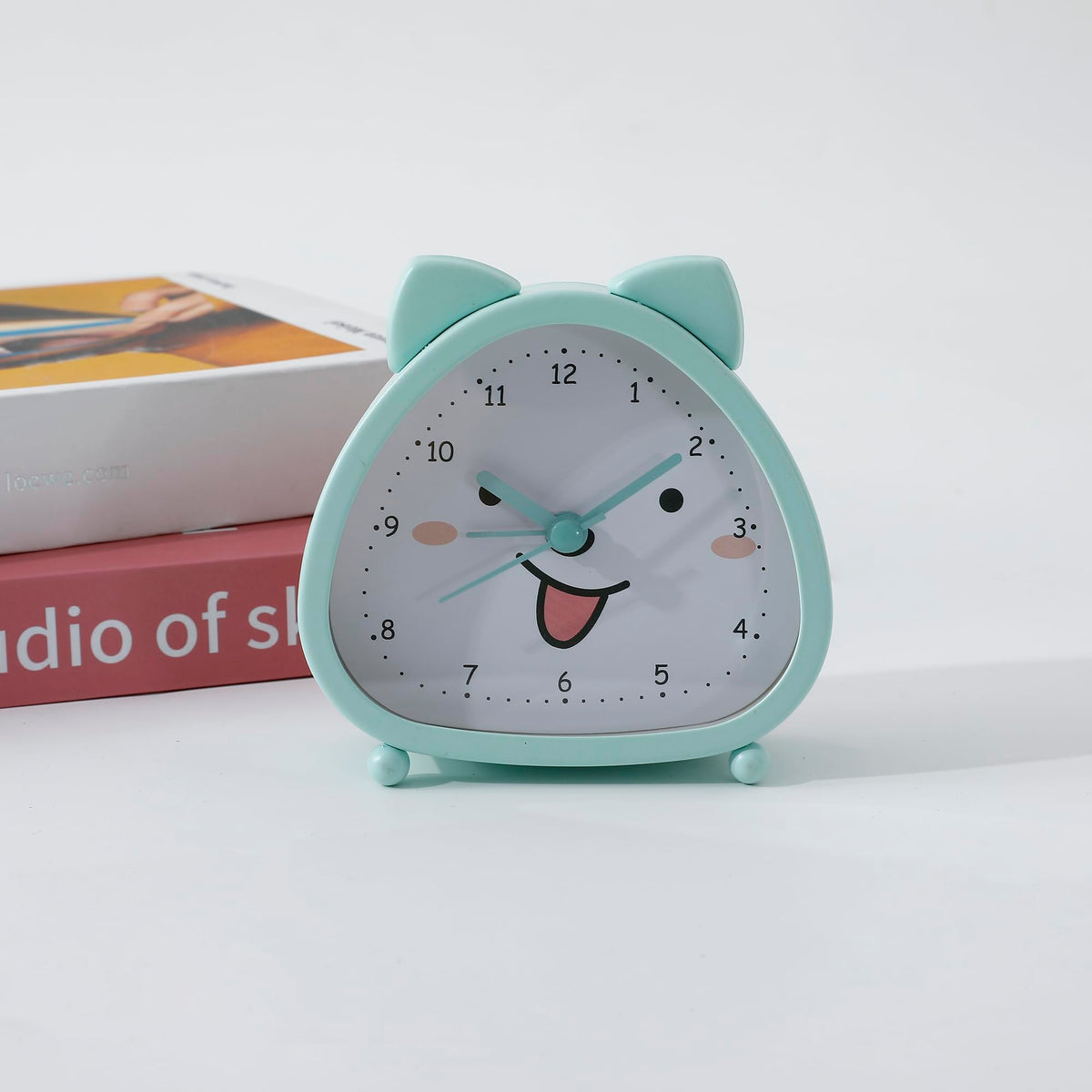 Kuber Industries Pack of 3 Timer Alarm Clock for Students & Heavy Sleepers | Study Table Watch for Kids Bedroom and Living Room | Turquoise