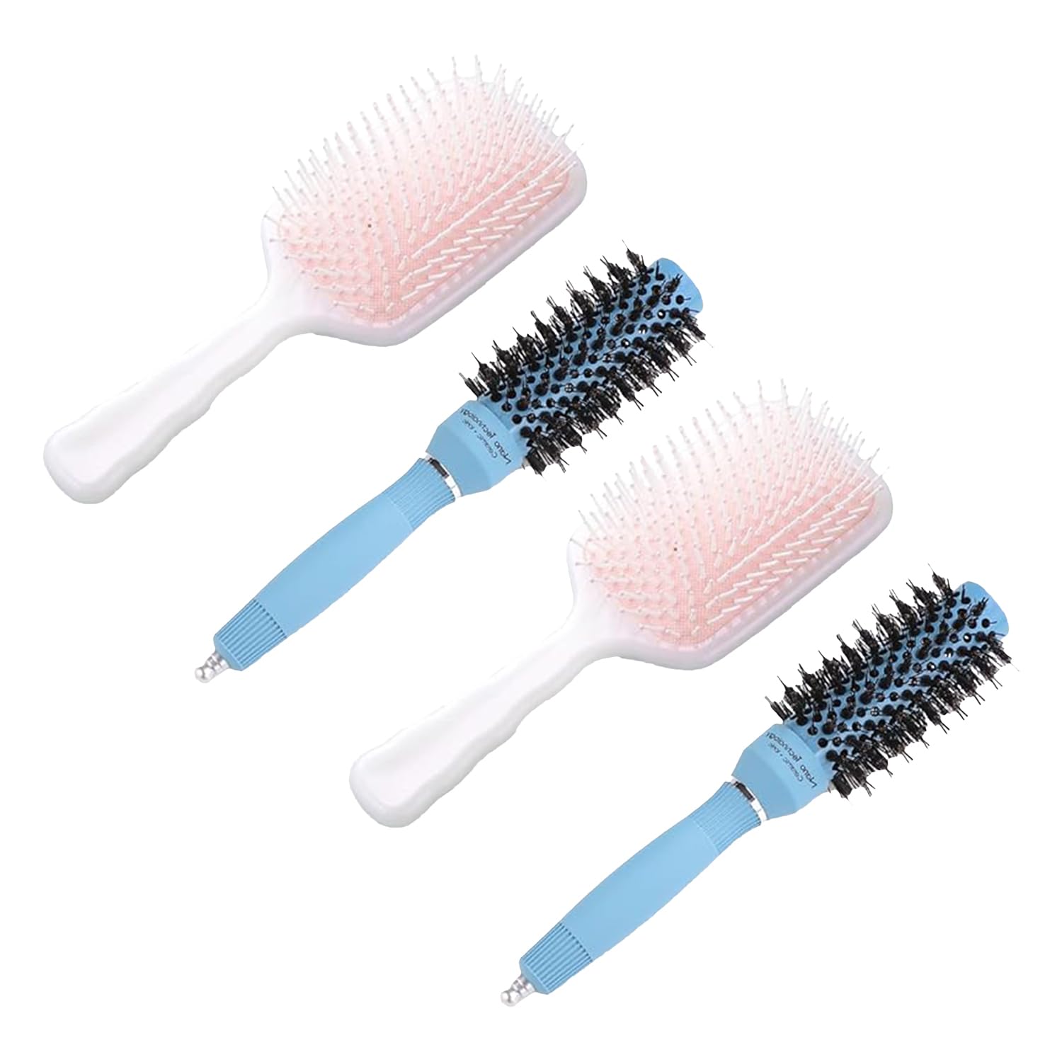 Kuber Industries 4 pcs hair brush set - Premium beauty tool