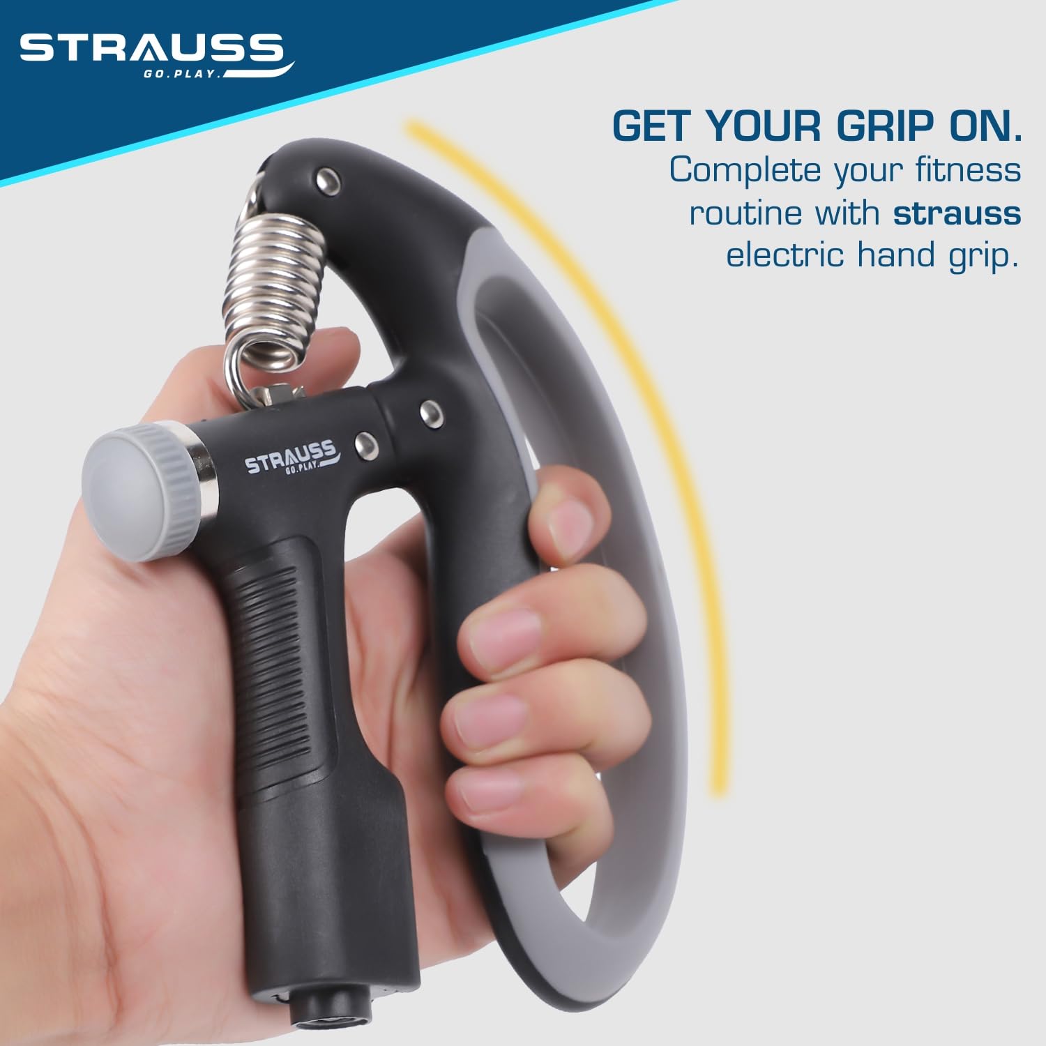 Strauss Hand Grip - Ergonomic grip for exercises