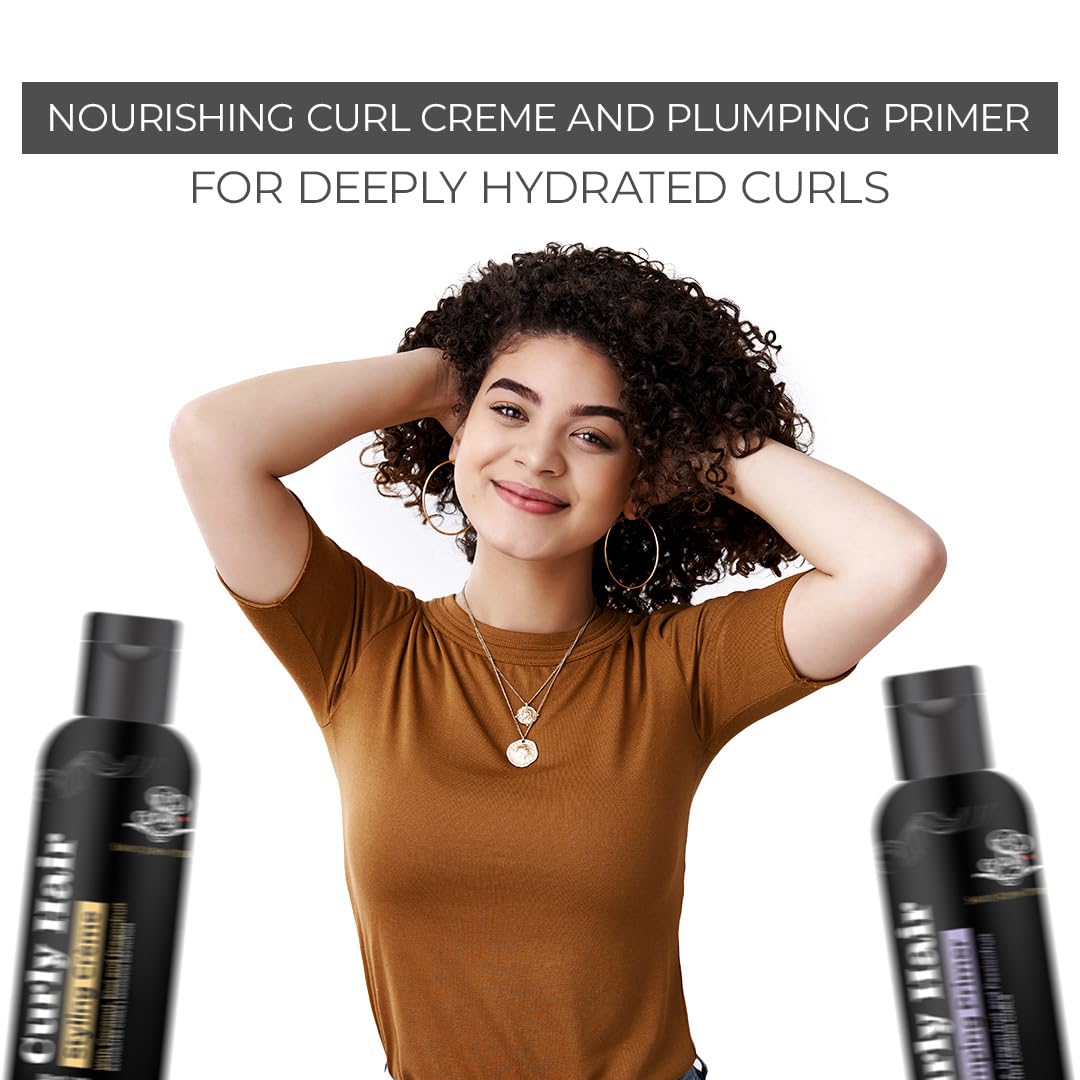 SJP Curly Hair Plumping Combo - essential for textured hairstyles