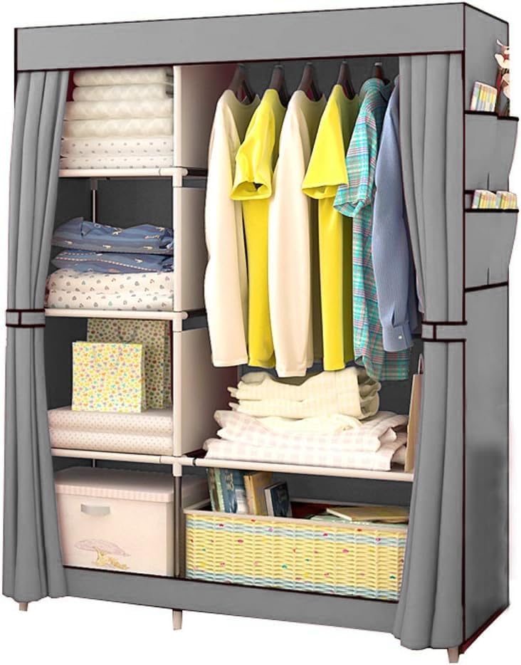 Kuber Foldable Wardrobe - Easy setup and transport