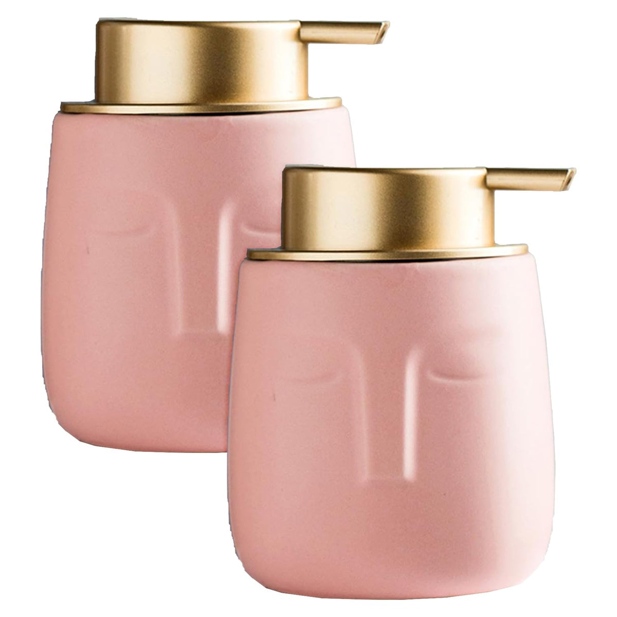 Kuber Industries Liquid Soap Dispenser | Handwash Soap Dispenser | Soap Dispenser for Wash Basin | Shampoo Dispenser Bottle | Bathroom Dispenser Bottle | 12 Piece | Pack of 4 | 350 ml | ZX014PK | Pink