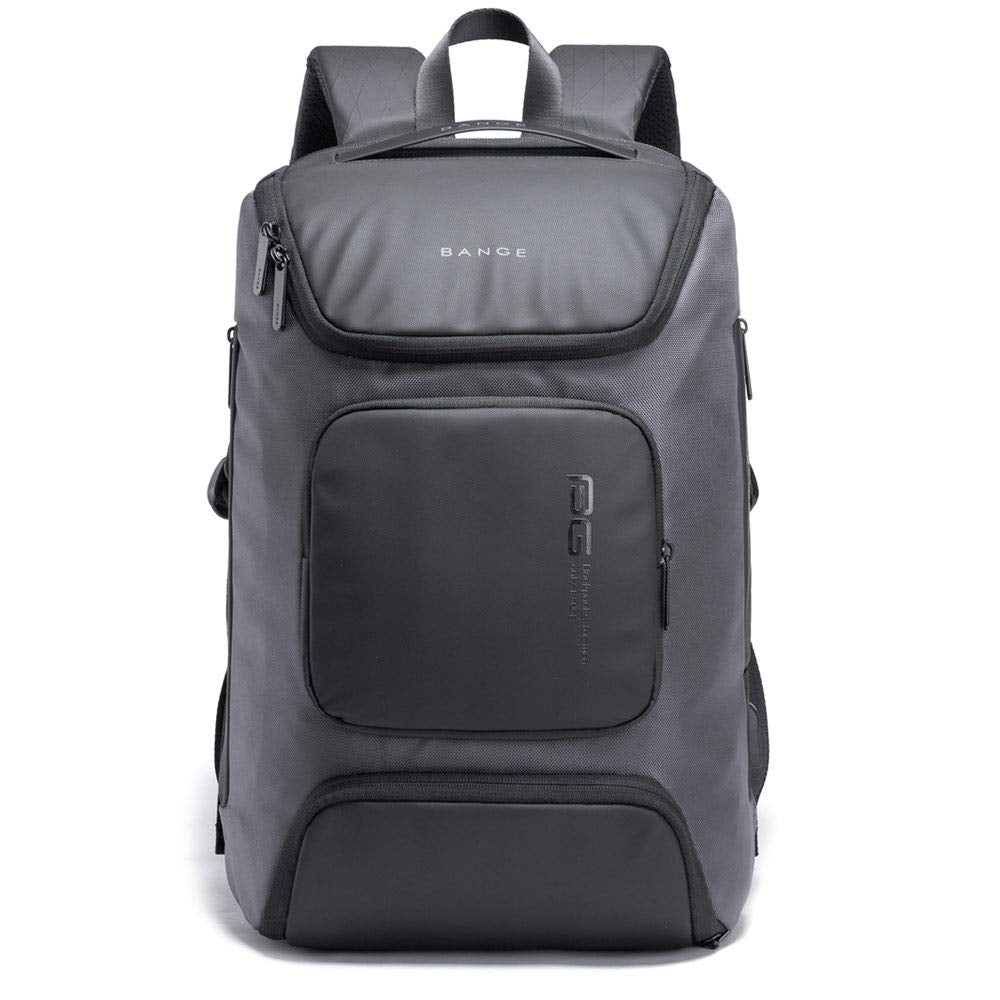 THE CLOWNFISH Water Resistant Unisex 28 Litres laptop backpack with USB Port (Grey)