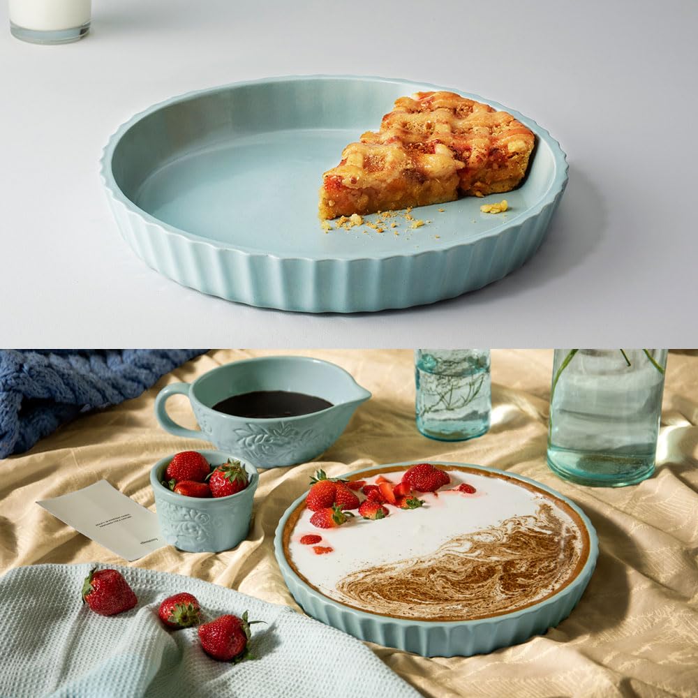 Ellementry upper crust dish - serving pie