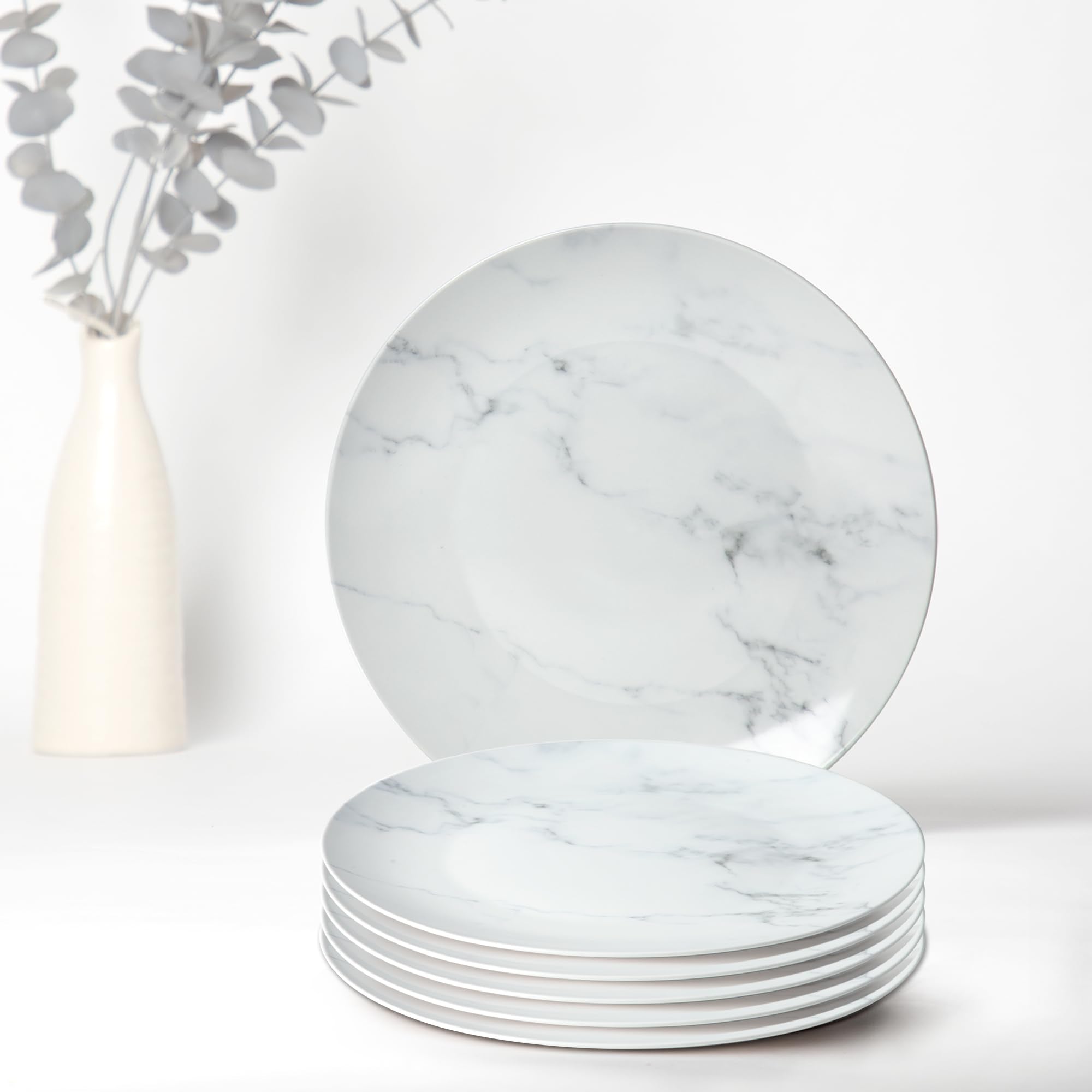 Anko Marble Look Side Plates - Durable stoneware for everyday use