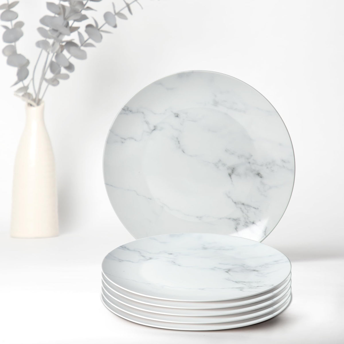 Anko Marble Look Side Plates - Durable stoneware for everyday use