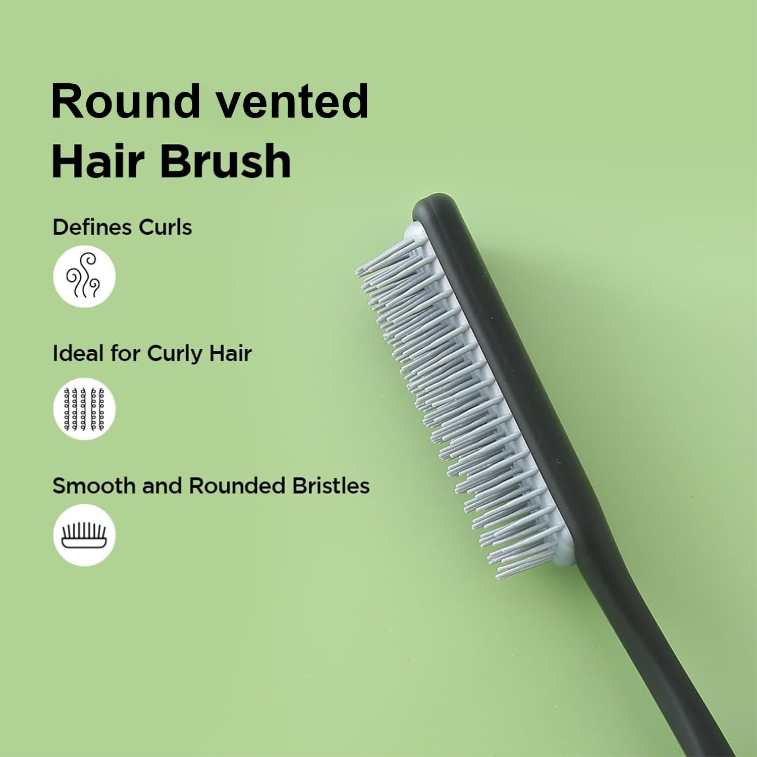 Kuber Industries flexible bristles brush - Salon use