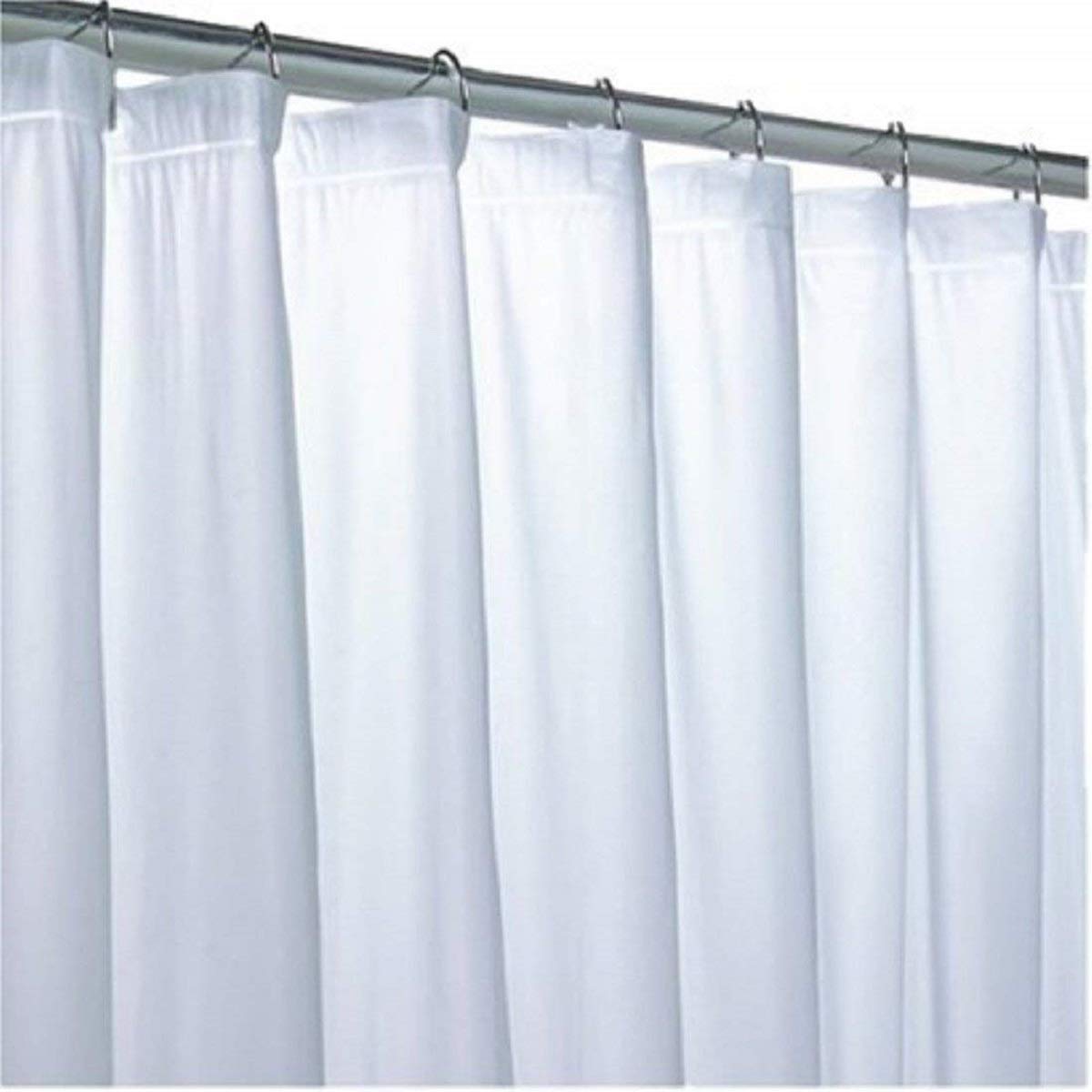 Kuber Industries Polyvinyl Chloride AC Curtain, Door - 7 Feet (White, pencil_pleat)