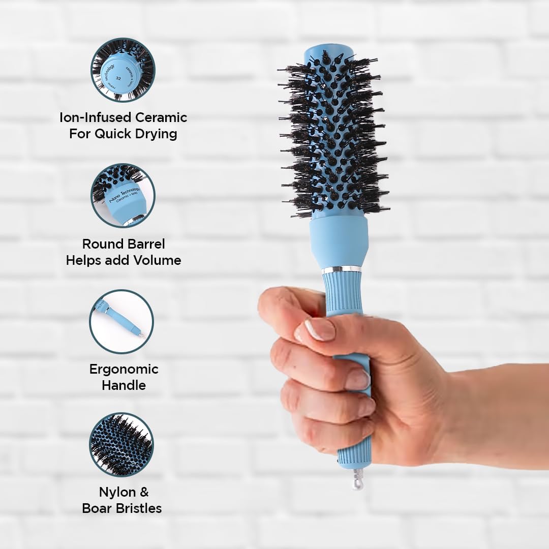 Kuber Industries sharp hair brush - Easy detangling for women