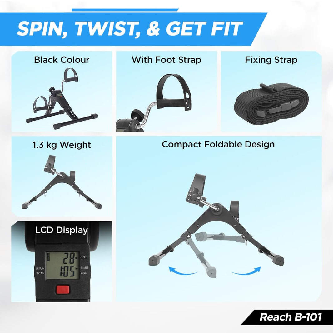 Reach Contempo Foldable Exercise Cycle Perfect for Home Gym X