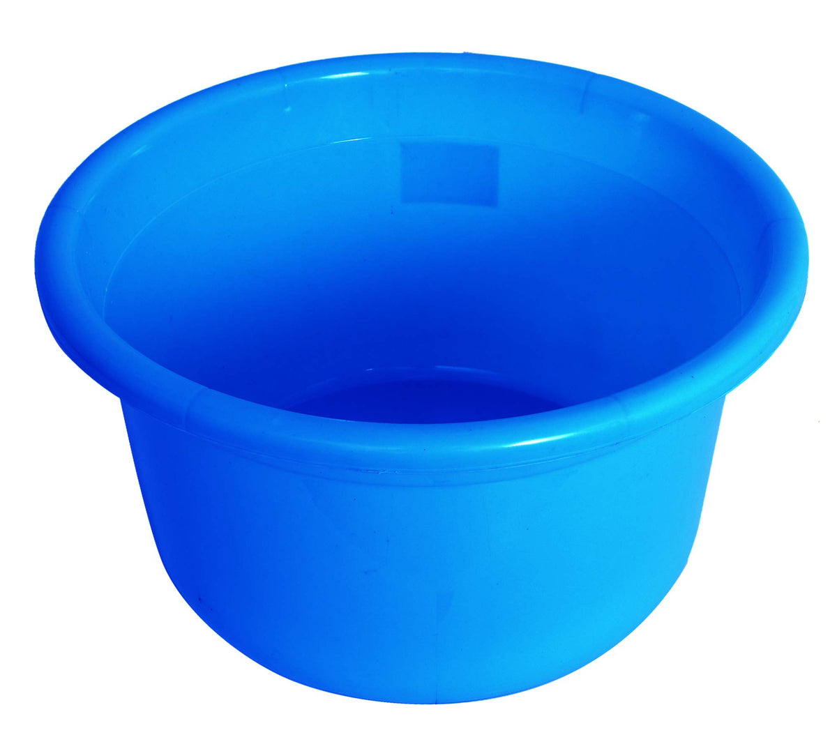 Kuber Industries Unbreakable Plastic Multipurpose Bath Tub/Washing Tub 25 LTR (Blue)