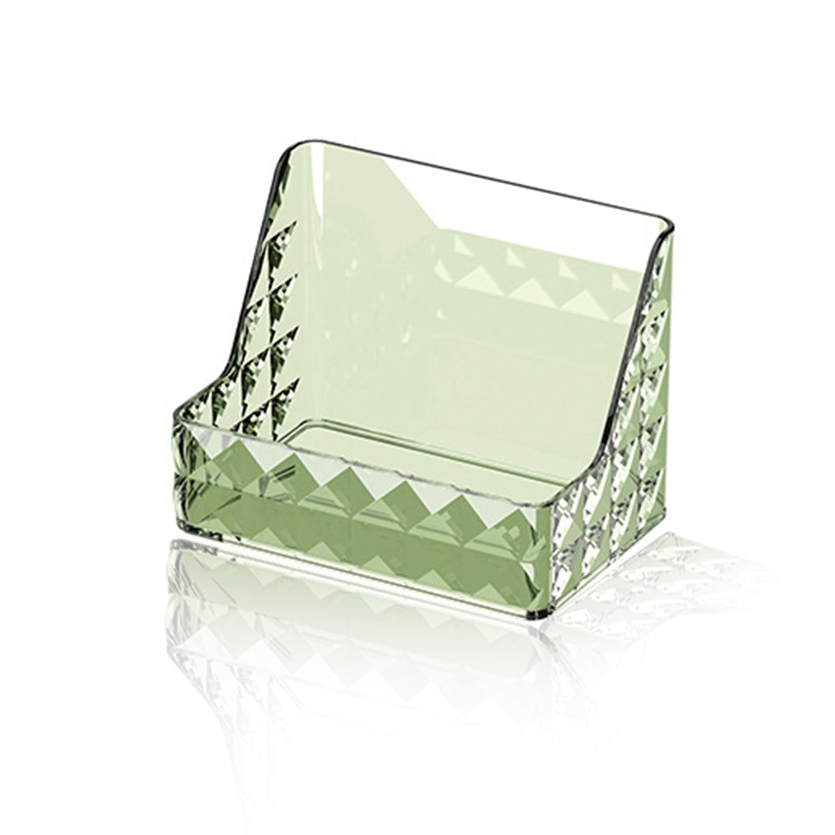 Homestic Crystal Finish Wall hanging Jewellery Box | Multipurpose Stackable Makeup Organiser | Ideal for Cosmetics, Skincare, Lipsticks, Nail Care| YM.6673D | Dark Green