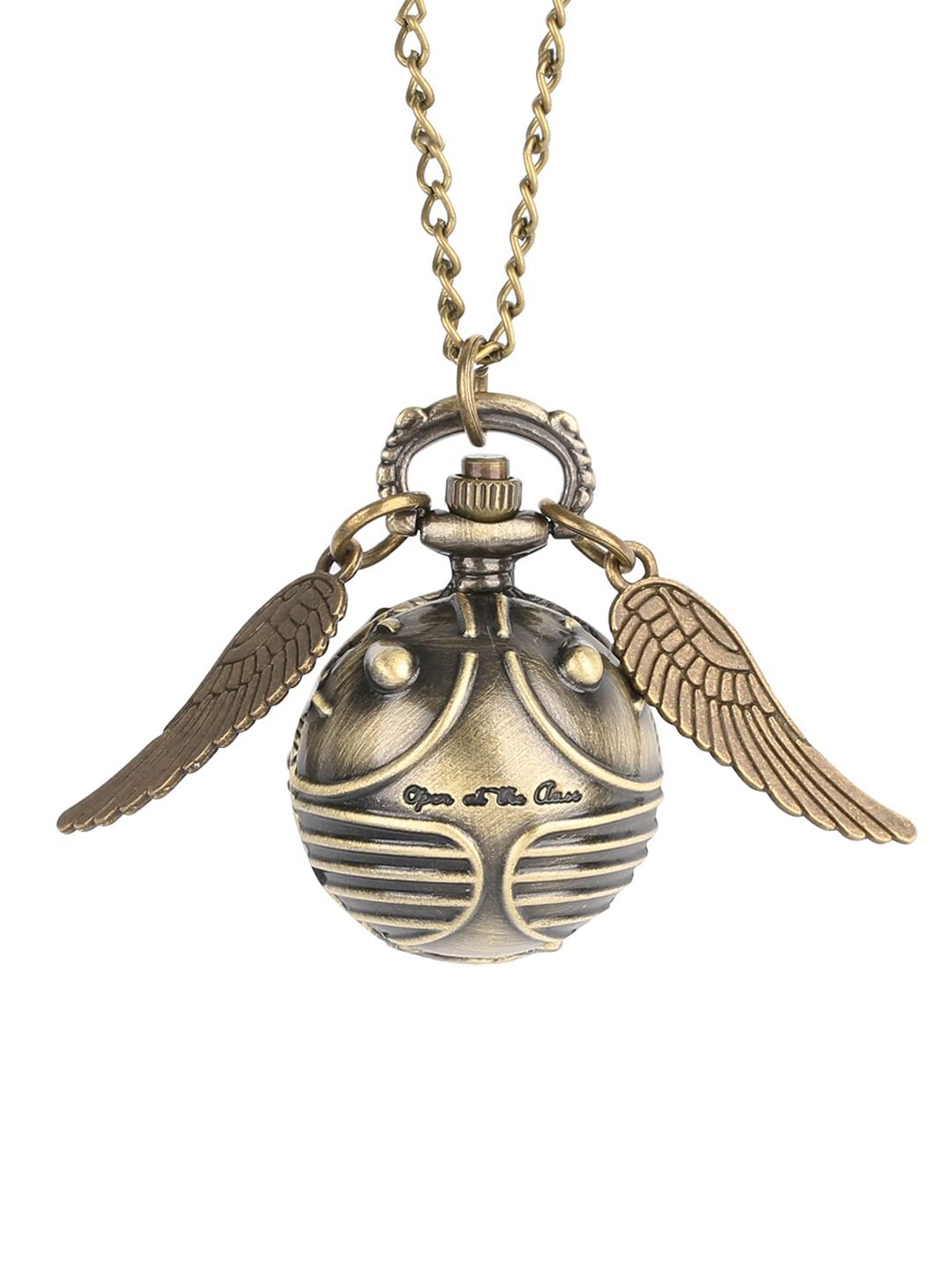 Yellow Chimes Pocket Watch Pendant - Fashion statement piece