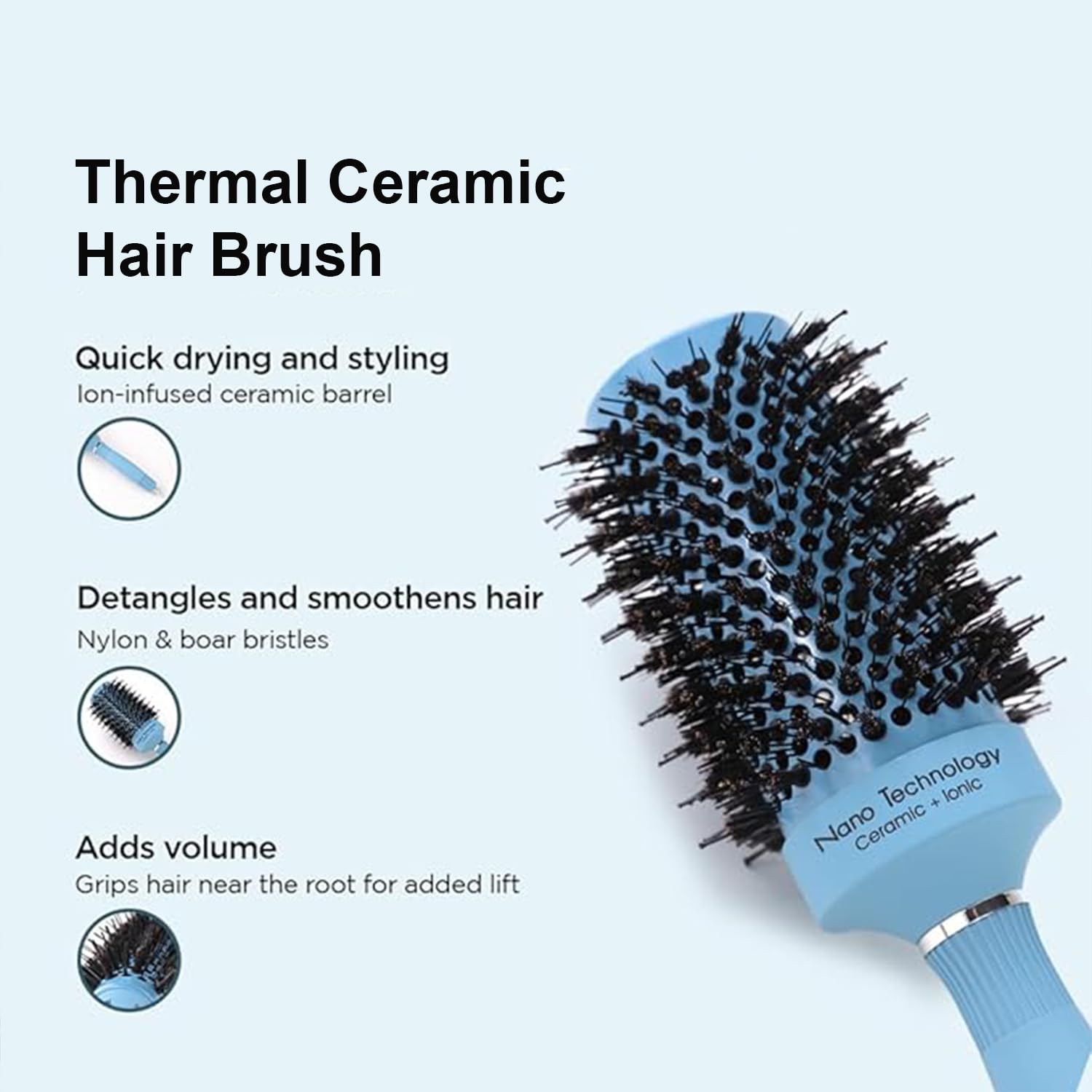 Kuber Industries hair brush - Daily hair care