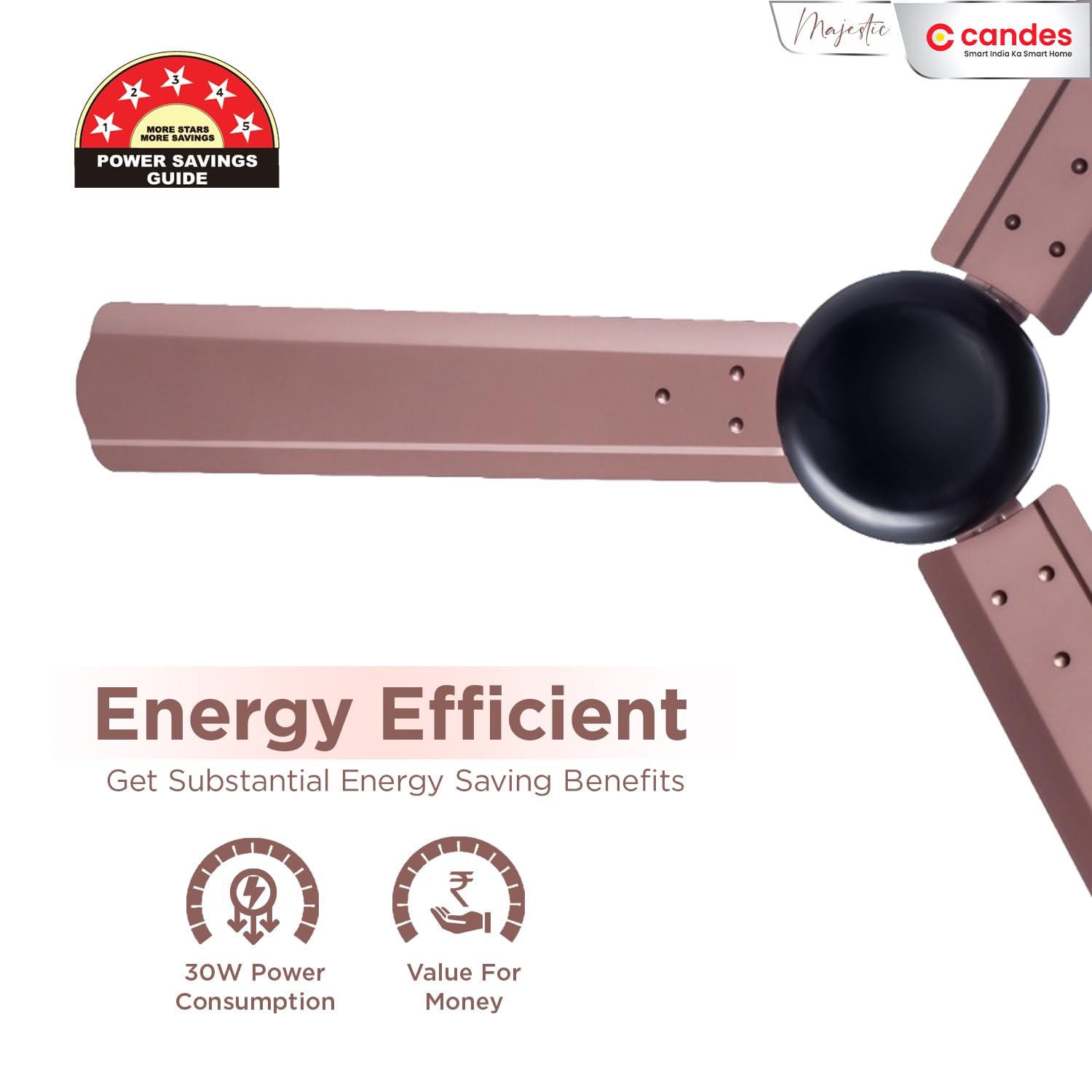 Candes Majestic Ceiling Fan - Stylish Design Overview