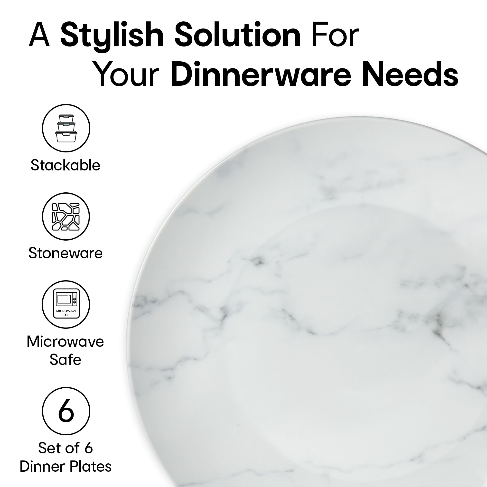 Anko white plates - casual gathering