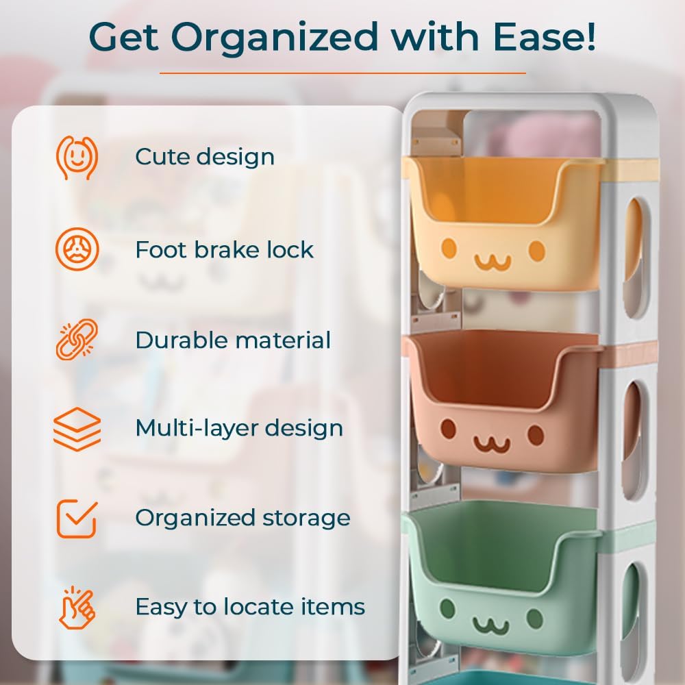 Kuber Storage Rack - Eco-friendly Children's Storage