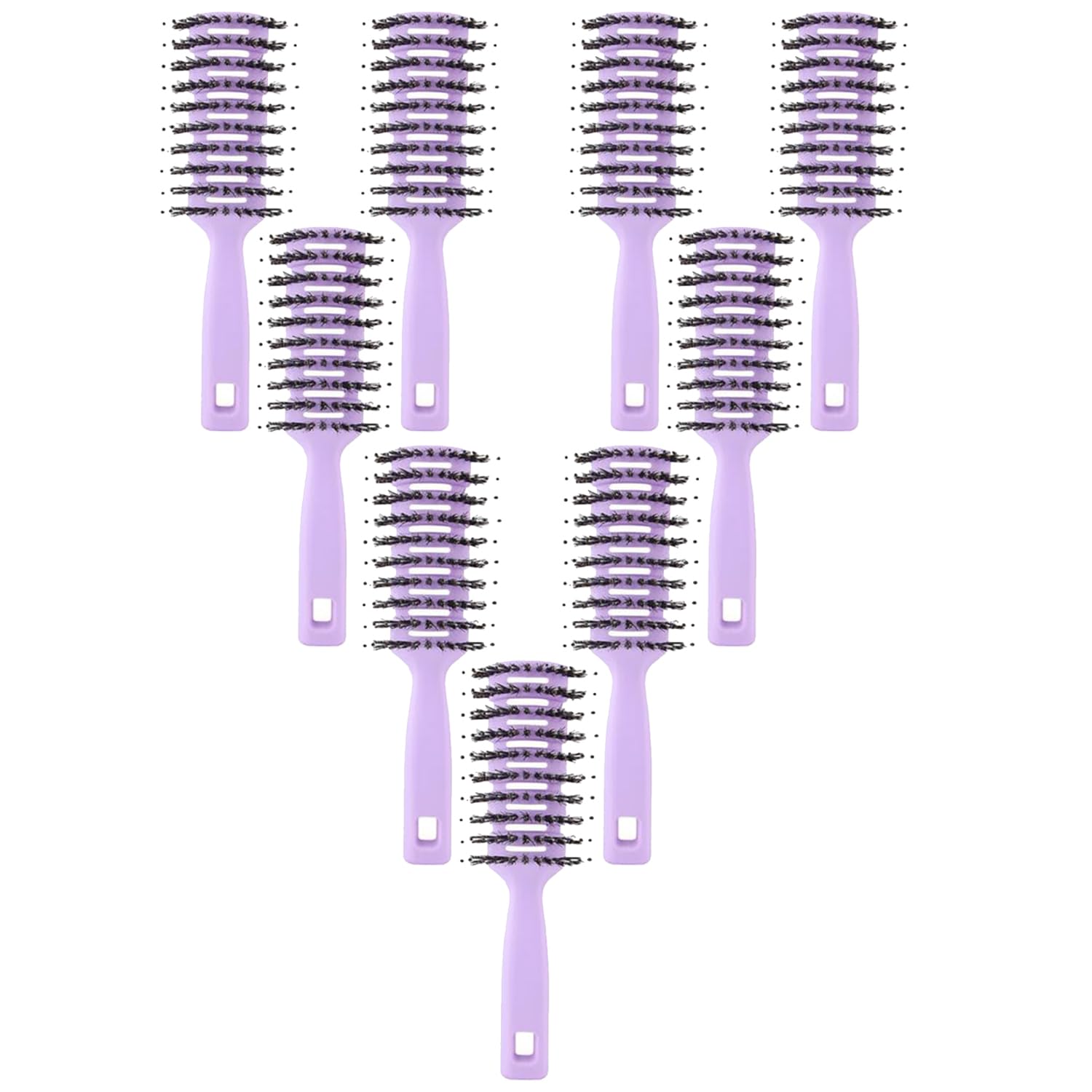 Kuber Industries ergonomic hair brush - Comfortable grip for easy styling